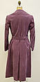 Ensemble, Halston (American, Des Moines, Iowa 1932–1990 San Francisco, California), Ultrasuede, American