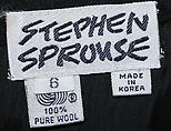 Ensemble, Stephen Sprouse (American, 1953–2004), wool, American