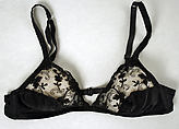 Brassiere, House of Dior  French, polyester, cotton, elastic, French