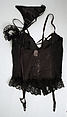 Lingerie, Frederick&#39;s of Hollywood (American, founded 1947), synthetic fiber, acetate, plastic, nylon, American