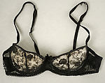 Brassiere, synthetic fiber, American or European
