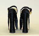 Shoes, Vivienne Westwood (British, founded 1971), silk, British