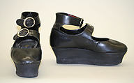 Shoes, Patrick Cox (British, born Canada, 1963), leather, rubber, metal, British