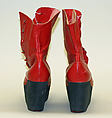 Boots, Elio Fiorucci (Italian, born 1935), plastic (cellulose nitrate, foam), Italian
