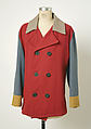 Pea coat, Peter Max (American, born 1937), wool, American