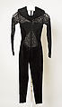 Bodysuit, Azzedine Alaïa (French (born Tunisia), Tunis 1935–2017 Paris), synthetic fiber, French