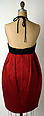 "Coccinella" ("Ladybug") dress, House of Moschino (Italian, founded 1983), silk, Italian