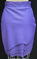 Ensemble, Gianni Versace (Italian, founded 1978), (a) silk; (b) leather, Italian