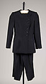 Suit, Norma Kamali  American, Wool, American