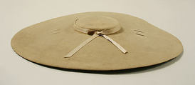 Hat, wool, silk, probably German