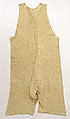 Union suit, R. H. Macy & Co. (American), cotton, American