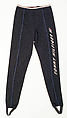Athletic ensemble, Tommy Hilfiger Corporation (American, founded 1985), (a) leather; (b, c) cotton; (d) cotton, spandex; (e,f) leather, nylon, American