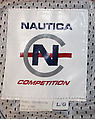 Athletic ensemble, Nautica, (a) nylon; (b) synthetic fiber; (c) nylon, spandex; (d) synthetic fiber; (e) plastic, metal; (f) elastic, metal, (g, h) leather, metal, synthetic fiber, plastic (foam), rubber, American