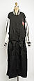 Athletic ensemble, Donna Karan New York (American, founded 1985), (a) cotton; (b) nylon; (c) lycra; d) wool; (e,f) leather, American