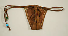 Bikini, Giorgio di Sant&#39;Angelo (American, born Italy, 1933–1989), leather, American