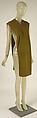 Tunic, Giorgio di Sant&#39;Angelo (American, born Italy, 1933–1989), wool, American