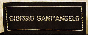 Ensemble, Giorgio di Sant&#39;Angelo (American, born Italy, 1933–1989), wool, synthetic fiber, American