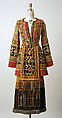 Ensemble, Giorgio di Sant&#39;Angelo (American, born Italy, 1933–1989), (a) wool, cotton; (b,c) cotton; (d) cotton, wood, glass, American