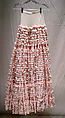 Skirt, Giorgio di Sant'Angelo (American, born Italy, 1933–1989), nylon, acrylic, polyester, American