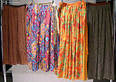 Skirt, Giorgio di Sant&#39;Angelo (American, born Italy, 1933–1989), cotton, American