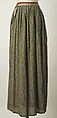 Skirt, Giorgio di Sant'Angelo (American, born Italy, 1933–1989), cotton, silk, American