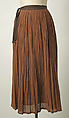 Skirt, Giorgio di Sant'Angelo (American, born Italy, 1933–1989), cotton, American