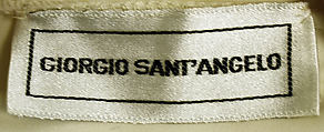 Ensemble, Giorgio di Sant'Angelo (American, born Italy, 1933–1989), (a, b) synthetic fiber, acrylic, nylon, American