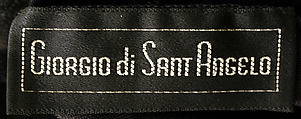 Ensemble, Giorgio di Sant'Angelo (American, born Italy, 1933–1989), leather, synthetic fiber, Lycra, American