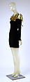 Dress, Giorgio di Sant'Angelo (American, born Italy, 1933–1989), cotton, synthetic fiber, wool, metal, American
