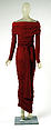 Dress, Giorgio di Sant&#39;Angelo (American, born Italy, 1933–1989), synthetic fiber, American