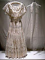 Ensemble, Giorgio di Sant&#39;Angelo (American, born Italy, 1933–1989), (a) cotton, synthetic, plastic; (b) cotton, horsehair; (c) cotton, synthetic, American
