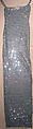 Dress, Giorgio di Sant'Angelo (American, born Italy, 1933–1989), synthetic, rhinestone, American