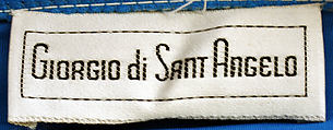 Ensemble, Giorgio di Sant&#39;Angelo (American, born Italy, 1933–1989), synthetic, American
