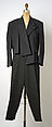 Evening suit, Comme des Garçons Japanese, wool, Japanese