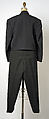 Evening suit, Comme des Garçons (Japanese, founded 1969), wool, Japanese
