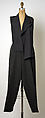 Evening suit, Comme des Garçons (Japanese, founded 1969), wool, Japanese