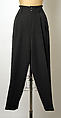 Evening suit, Comme des Garçons (Japanese, founded 1969), wool, Japanese