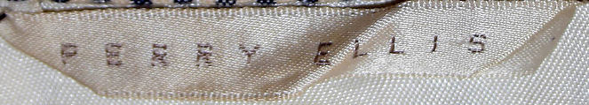 Suit, Perry Ellis Sportswear Inc. (American, founded 1978), cotton, American