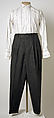 Suit, Perry Ellis Sportswear Inc. (American, founded 1978), (a,b) wool; (c) cotton, American