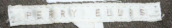 Suit, Perry Ellis Sportswear Inc. (American, founded 1978), wool, American