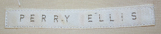 Suit, Perry Ellis Sportswear Inc. (American, founded 1978), silk, American