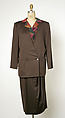 Ensemble, Perry Ellis Sportswear Inc. (American, founded 1978), wool, silk, American