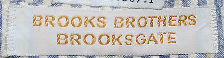 Jacket, Brooks Brothers (American, founded 1818), cotton, American