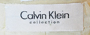 Calvin Klein, Inc. | Ensemble | American | The Metropolitan Museum of Art