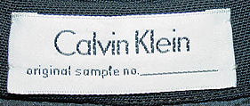 Dress, Calvin Klein, Inc. (American, founded 1968), synthetic fiber, American