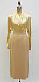 Ensemble, Calvin Klein, Inc. (American, founded 1968), (a,b) wool; (c) silk, American