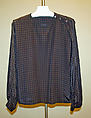 Ensemble, Calvin Klein, Inc. (American, founded 1968), (a–c) wool; (d) silk, American