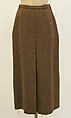 Ensemble, Calvin Klein, Inc. (American, founded 1968), (a–c) wool
(d) silk, American