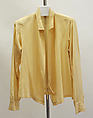 Ensemble, Calvin Klein, Inc. (American, founded 1968), (a–c) wool
(d) silk, American