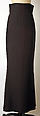 Evening ensemble, Calvin Klein, Inc. (American, founded 1968), (a) silk; (b) acetate, rayon, American